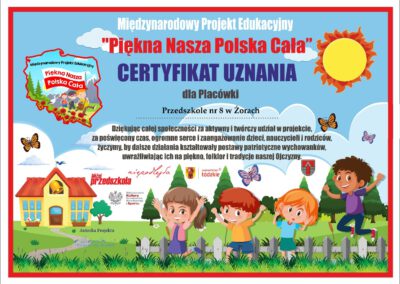 Udział w Międzynarodowym Projekcie Edukacyjnym "Piękna Nasza Polska Cała"