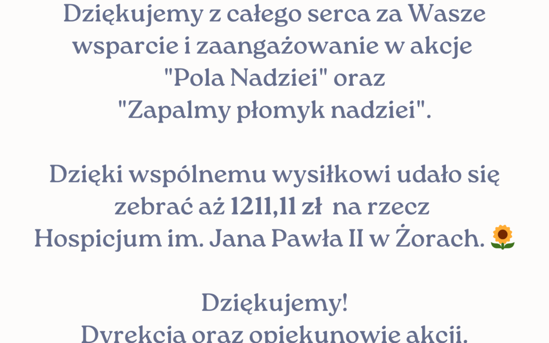 Podziękowanie